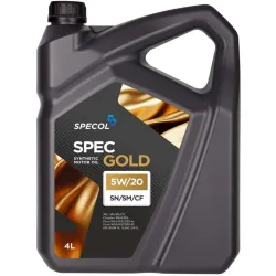 SPECOL OLEJ 5W20 4L SPEC GOLD SN/CF / MS-6395 / WSS M2C 930A/930B / GF5 / GM 6094 M