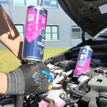 Zestaw do napełniania klimatyzacji ALPINO R134a 3w1 z manometrem MAN40