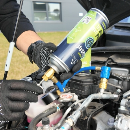 Zestaw do nabijania klimatyzacji ALPINO R1234yf czynnik 2W1 adapter R1234yf