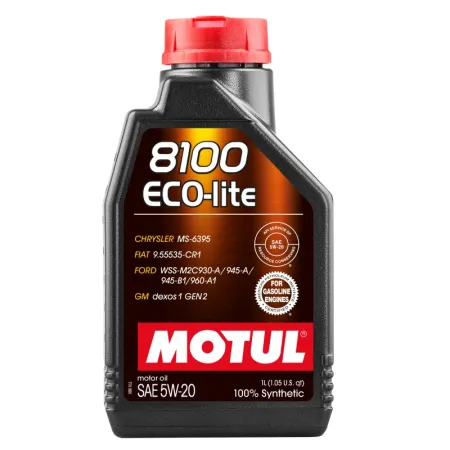 MOTUL OLEJ 5W20 8100 ECO LITE / GF6-A / DEX1 GEN2 / MS-6395 / WSS M2C 945A  1L