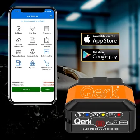 Interfejs diagnostyczny Qerk KW905 OBD2 ELM327 Bluetooth 5.0 tester PL