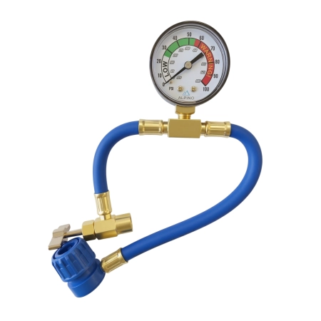 Zestaw do nabijania klimatyzacji z czynnikiem ALPINO R1234yf 3W1 manometr adapter