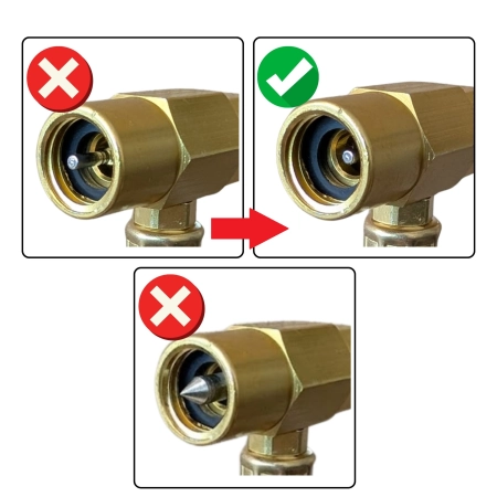 Zestaw do napełniania klimatyzacji ALPINO R134a 3w1 z manometrem MAN40