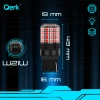 Żarówki LED W21W T20 Qerk A2200 CZERWONE – STOP, POZYCJA, CANBUS, komplet 2 szt.