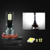 ŻARÓWKA LED H11 35W 3000LM 12V DRL DZIENNE 12 SMD