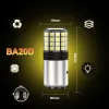 ŻARÓWKA LED BA20D MOTOCYKLOWA 6000K DWUWŁÓKNOWA