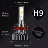 Mini żarówki LED H9 Xstrom CPS1860 20000LM 100W CANBUS mocne