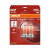 Żarówki halogenowe H7 OSRAM Night Breaker Silver 12V 55W PX26d +100% 2 szt. 64210NBS-2HB