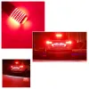 Żarówki LED W21W Qerk B144 CANBUS – czerwone 144 LED – komplet 2 szt.