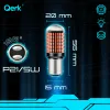 Żarówki LED P21/5W Qerk B144. CANBUS 144 LED czerwone, mocne – komplet 2 szt.