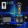 Mocne żarówki samochodowe LED H8 XSTORM CANBUS RETROFIT R45 130W 30000LM