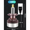 ŻARÓWKI XSTORM LED H7 160W 360° 25000LM MOCNE CANBUS