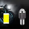 ŻARÓWKA LED BA20D MOTOCYKLOWA 6000K SOCZEWKA