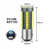ŻARÓWKA P21/5W LED XSTORM DWUWŁÓKNOWA BAY15D CAN
