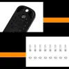 Lampa ostrzegawcza LED pomarańczowa 4x – stroboskop, pilot, tryby pracy