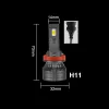 ŻARÓWKI LED H11 XSTORM 120W 26000LM MOCNE CANBUS