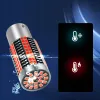 ŻARÓWKA P21W LED XSTORM CZERWONA STOPU CANBUS BA15S
