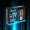 Żarówki LED P21/5W Qerk B144. CANBUS 144 LED czerwone, mocne – komplet 2 szt.