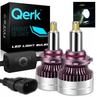 ŻARÓWKI LED HB3 HB4 QERK Q9 360° 2x WIĘCEJ ŚWIATŁA CANBUS ZIMNA BIEL 6500k