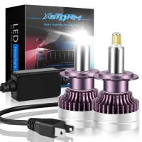 ŻARÓWKI XSTORM LED H7 160W 360° 25000LM MOCNE CANBUS
