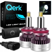 ŻARÓWKI LED H11 QERK Q9 360° 2x WIĘCEJ ŚWIATŁA CANBUS ZIMNA BIEL 6500k 2szt