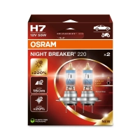 Żarówka H7 halogenowa Osram Night Breaker 220 12 V 55 W PX26d 2 szt