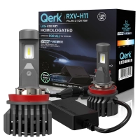 Żarówki LED H11 Qerk RXV-H11 5700K 2900lm Homologacja Drogowa LEDr R37 R10