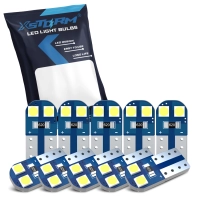10x ŻARÓWKI LED W5W T10 POSTOJÓWKI MOCNE 4 SMD3030