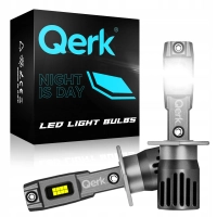 ŻARÓWKI LED H1 QERK 1 DO 1 WIĘCEJ ŚWIATŁA CAN RETROFIT IDEALNIE DOPASOWANE