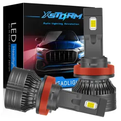 Żarówki LED H9 Xstorm A10 120W 26000LM Mocne Canbus