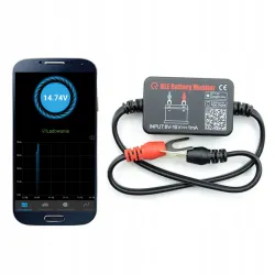 Tester Akumulatorów 12V z Aplikacją w Języku Polskim BM2