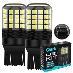 Żarówki LED W21/5W T20 Qerk A2200 CANBUS 6000K DRL Światła Dzienne/Wsteczne 2 szt.