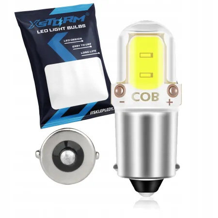 ŻARÓWKA LED T4W BA9S XSTORM 360° COB 6000K WNĘTRZE BIAŁA CZYTANIA JASNA