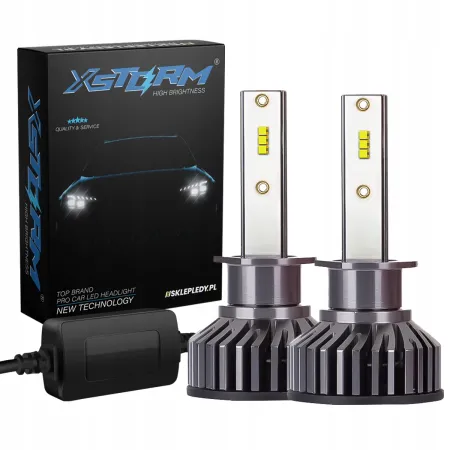 MINI ŻARÓWKI LED H1 XSTORM CPS1860 20000LM CAN IDEALNE ODCIĘCIE