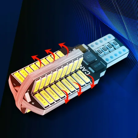 ŻARÓWKA LED W16W T15 CANBUS WSTECZNEGO 72 LED SMD