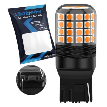 ŻARÓWKA W21W WY21W T20 LED XSTORM POMARAŃCZOWA KIERUNKOWSKAZ USA