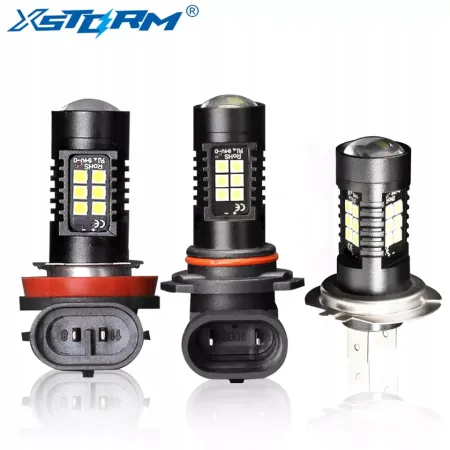 ŻARÓWKI LED H11 80W 360° 4000LM MOCNE CAN XSTORM