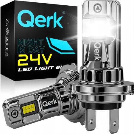 ŻARÓWKI LED H7 Qerk Q11 24 V 6500 K 20000 lm do samochodów ciężarowych 2 szt.