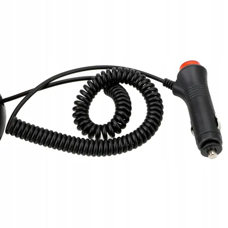 Lampa ostrzegawcza LED kogut niebieska – błyskowa, magnes, włącznik 12-80V