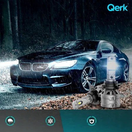 ŻARÓWKI LED HIR2 QERK E4 RETROFIT 120W 6000K MOCNE CANBUS ODCIĘCIE 9012