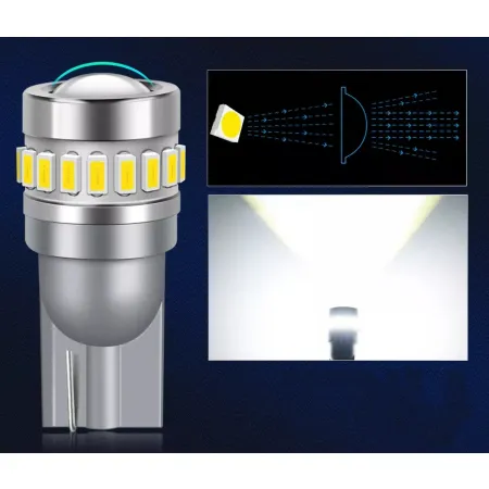 ŻARÓWKI LED W5W T10 POSTOJÓWKI MOCNE 360°