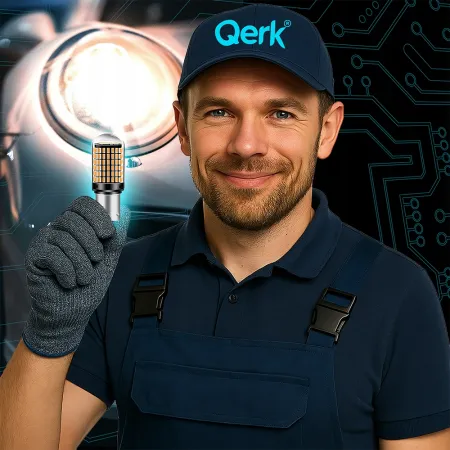 Żarówki LED PY21W CANBUS QERK B144 – 144 LED, pomarańczowe kierunkowskazy (2 szt.)