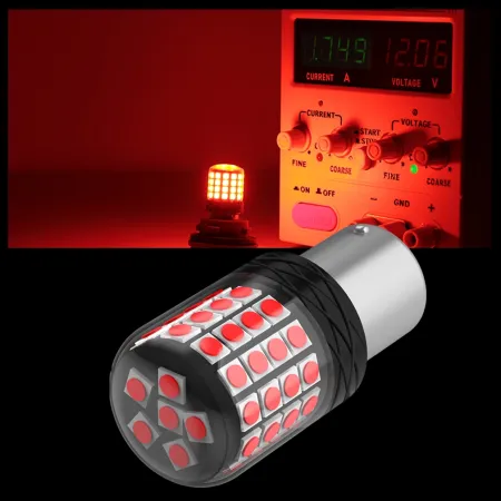 ŻARÓWKA P21/5W LED CZERWONA DWUWŁÓKNOWA XSTORM CAN