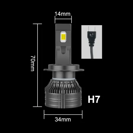 ŻARÓWKI LED H7 XSTORM 120W 26000LM MOCNE CANBUS