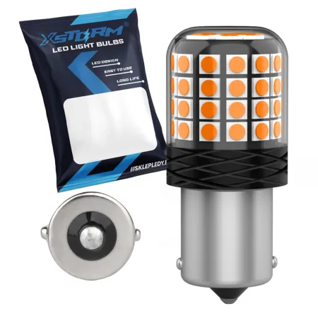 ŻARÓWKA LED P21W XSTORM POMARAŃCZOWA KIERUNKOWSKAZ