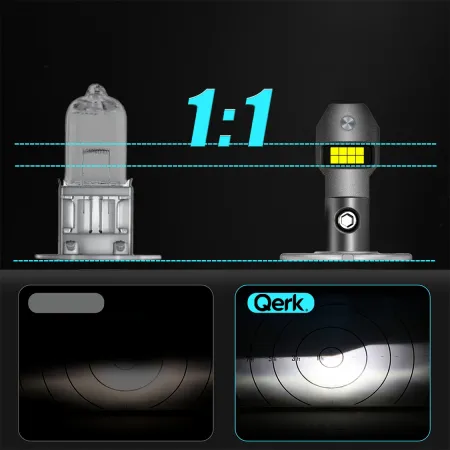 ŻARÓWKI LED H3 QERK 1 DO 1 WIĘCEJ ŚWIATŁA CAN RETROFIT IDEALNIE DOPASOWANE
