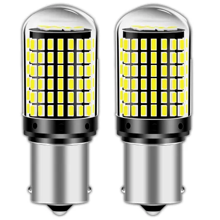 ŻARÓWKI LED P21W 2szt. Qerk B144 WSTECZNEGO COFANIA 144 Led Mocne CANBUS - ZESTAW 2 SZTUKI