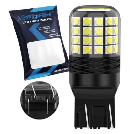 ŻARÓWKA W21/5W T20 LED XSTORM DRL WSTECZNEGO COFANIA CANBUS DZIENNE 6000K