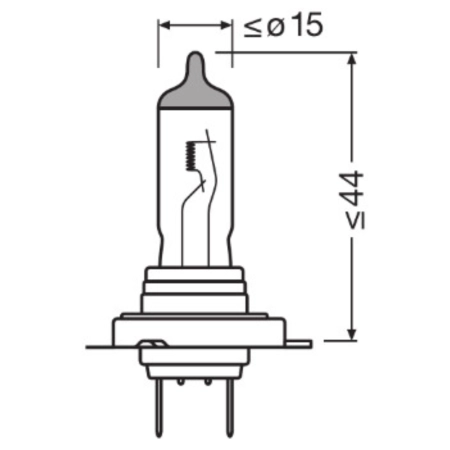 Żarówki halogenowe H7 OSRAM Night Breaker Laser 12V 55W PX26d +150% 2 szt. 64210NL-2HB