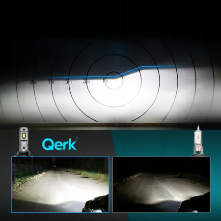 ŻARÓWKI LED HIR2 QERK E4 RETROFIT 120W 6000K MOCNE CANBUS ODCIĘCIE 9012